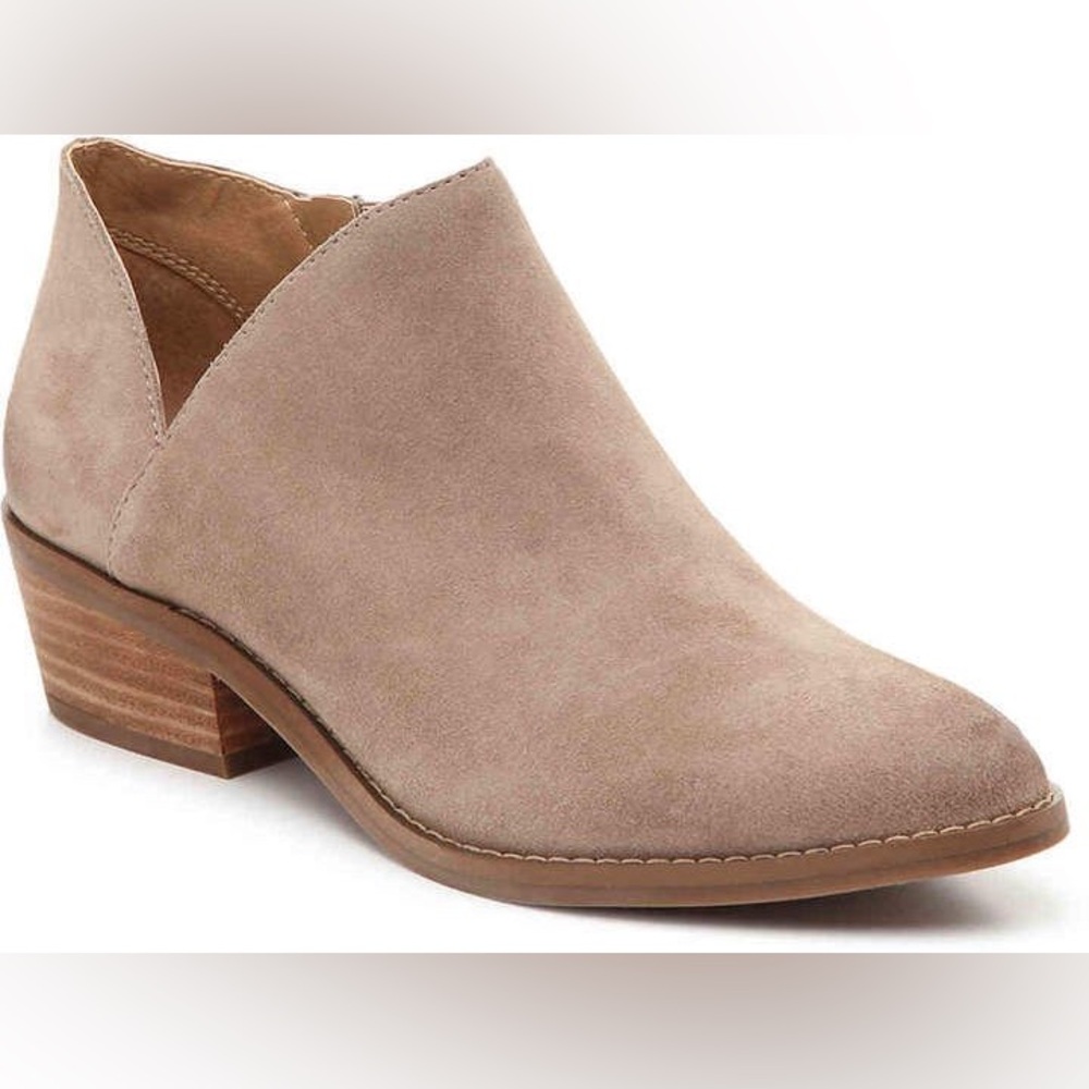 Lucky Brand Women's Tan Suede Ankle Booties